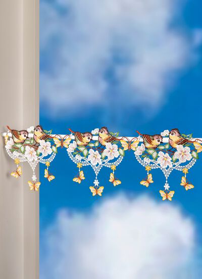 Verende paalversiering van Plauenkant 