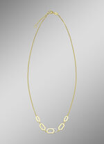 Moderne ketting met zirkonia 