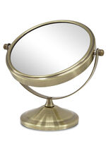 Cosmetische spiegel met stevige metalen behuizing GOLD