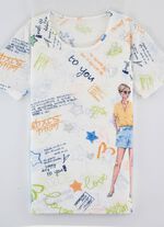 Slim shirt in 2 kleuren ECRU KLEURRIJK