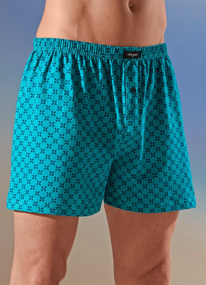 Set van vier boxershorts met een all-over design 