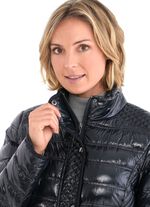 Jas met verschillende quiltvariaties 