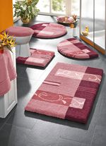 Superzachte badmattenset met antislip latex ROS&Eacute;