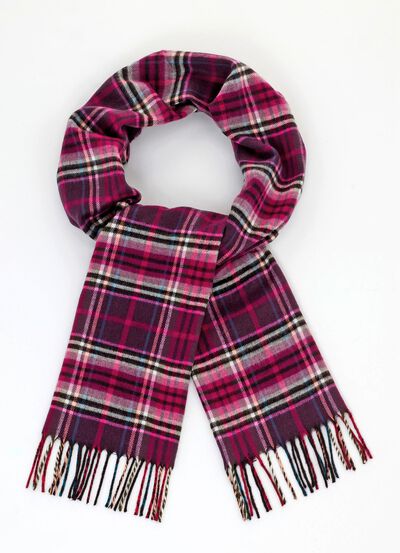 Sjaal met geruit patroon 