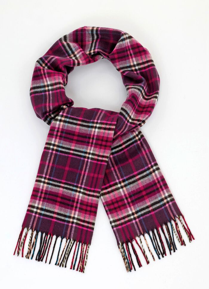 Sjaal met geruit patroon 