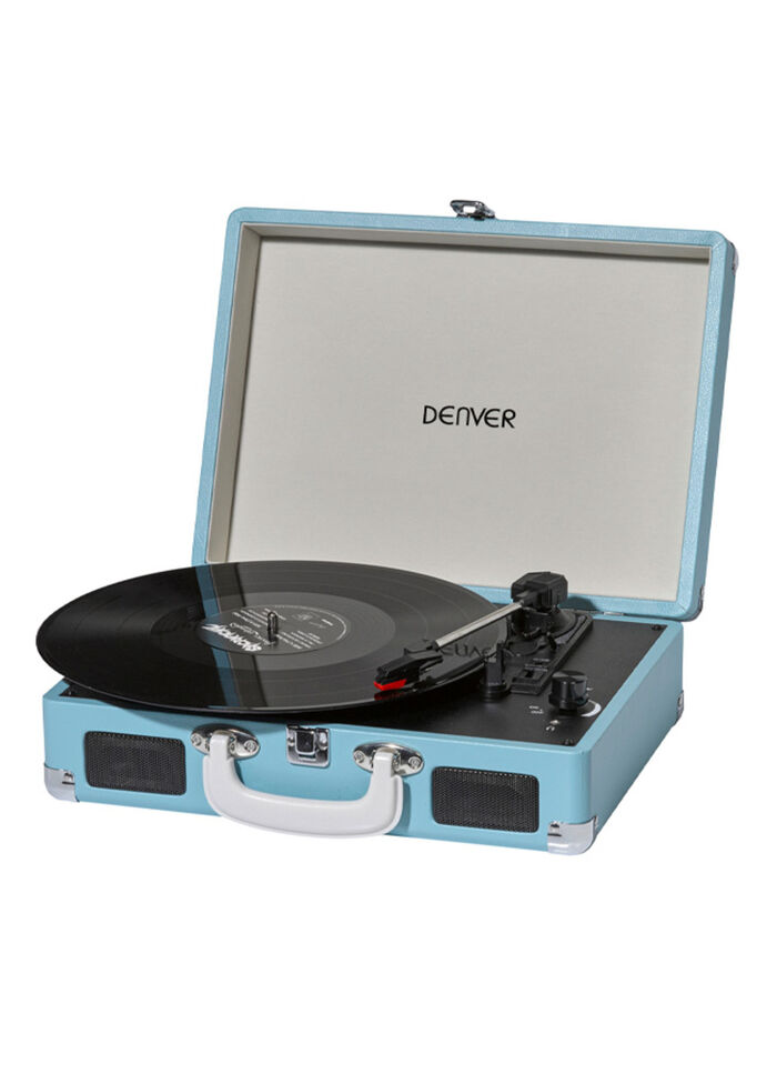 Kofferplatenspeler 'VPL-120' met digitaliseringsfunctie, van Denver BLAUW