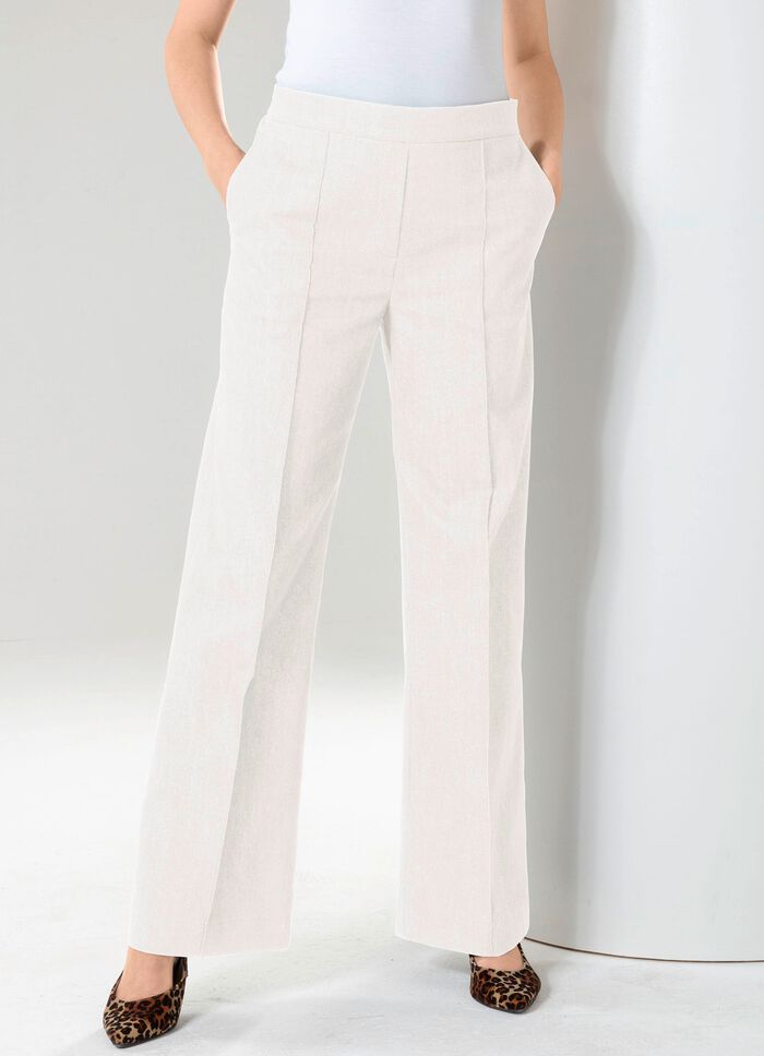 Jeans met licht uitlopende pijpen 