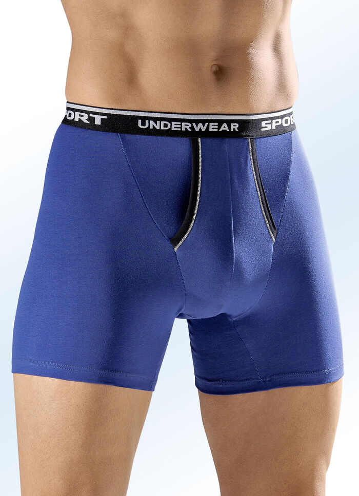 Set van drie broeken met elastische tailleband 