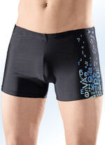 Naturana zwembroek met print aan de zijkant 