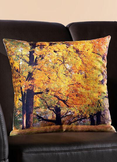 Set van 2 herfstboskussenhoezen 