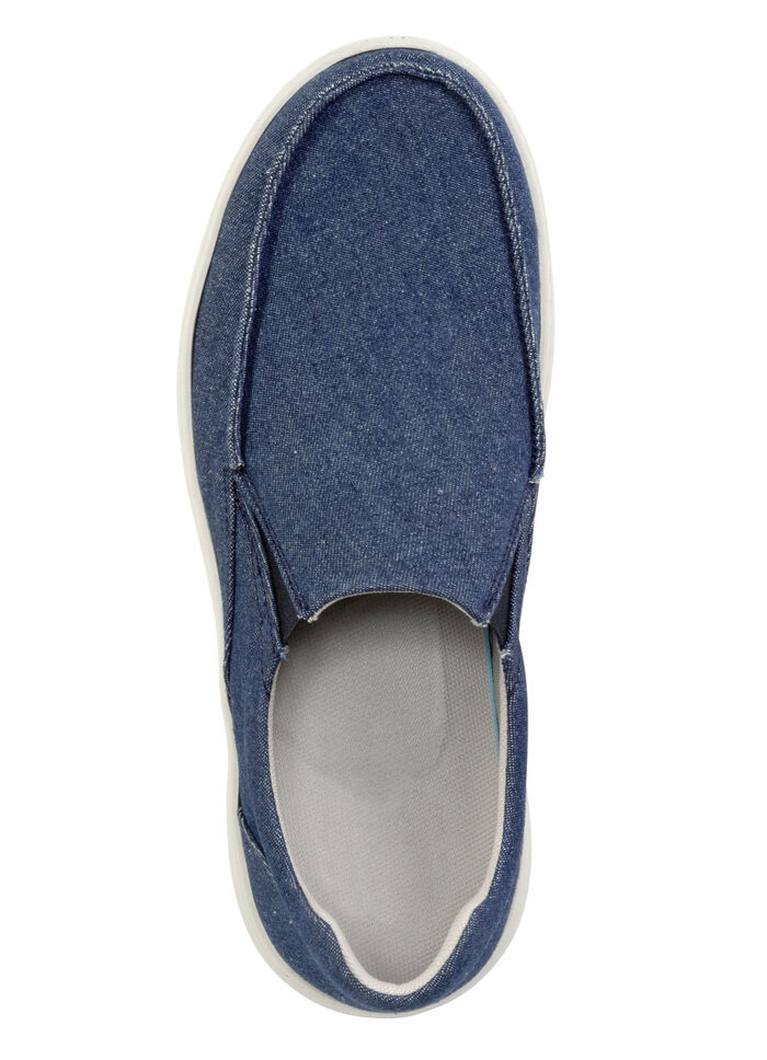 GINO GALANTE pantoffels van denimstof BLAUW
