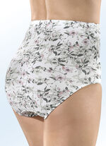 Verpakking met vier slips met bloemetjesdessin 