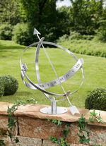 Zonnewijzer van weerbestendig, roestvrij staal 