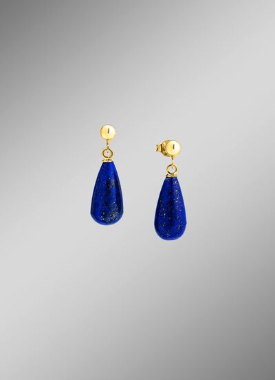 Chique oorbellen met lapis lazuli 