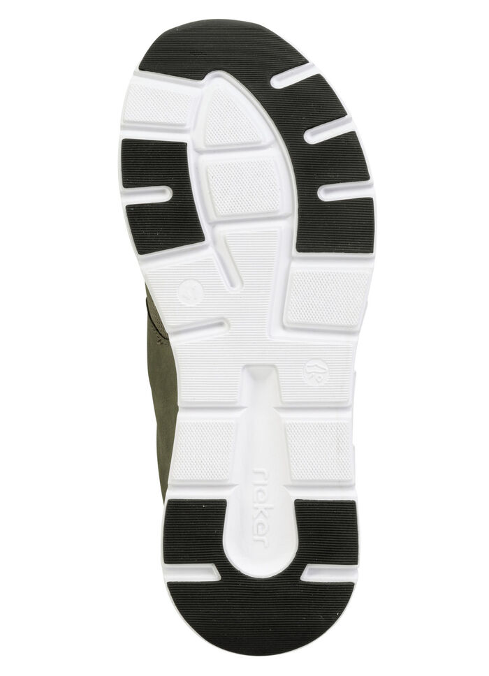 Rieker sneakers met elastische decoratieve vetersluiting OLIJFGROEN