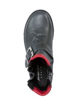 Andrea Conti laarsje met twee verstelbare decoratieve gespen 