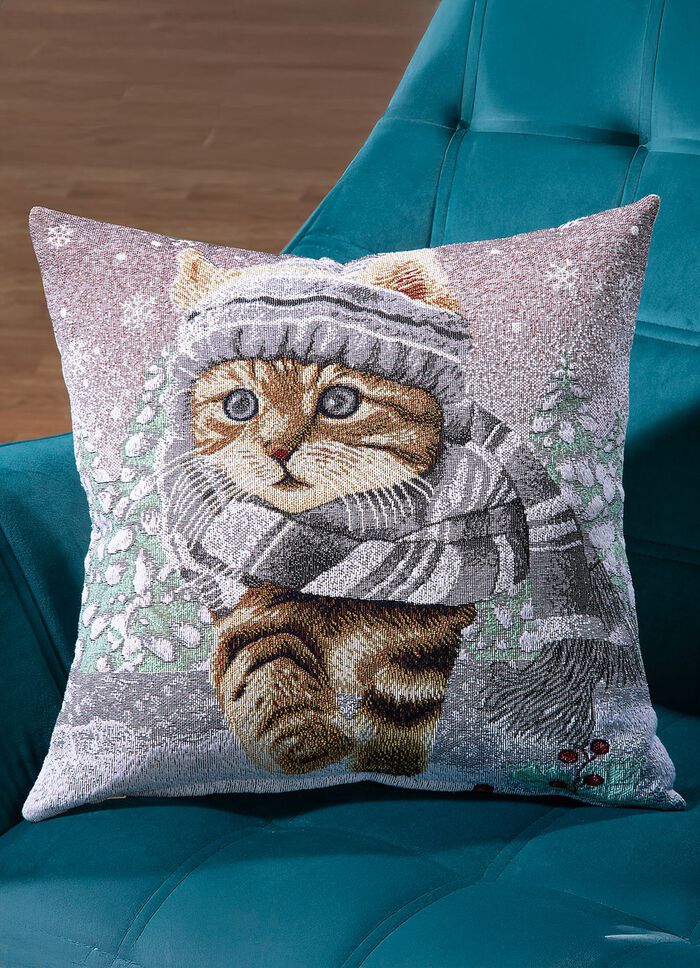 Kussenhoes van hoogwaardig wandtapijt 