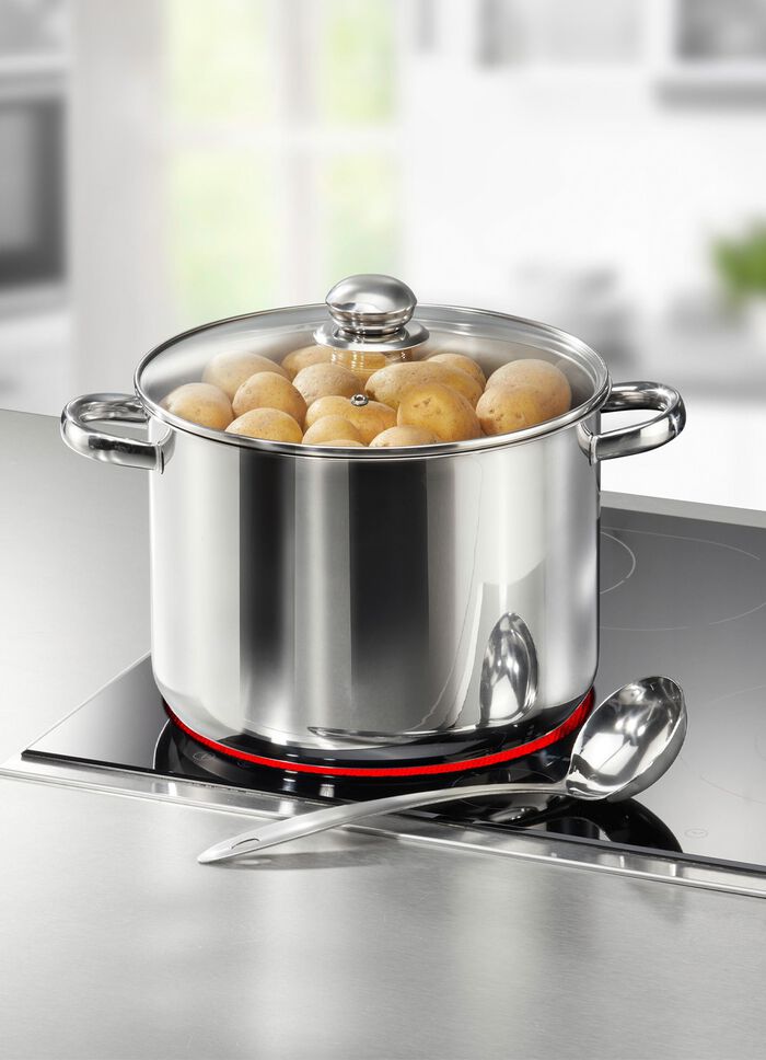 Kr&uuml;ger XXL universele pot van 18/0 roestvrij staal 