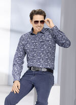 Geweldig shirt "Milano Itali&euml;". BLAUW