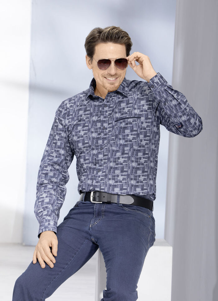 Geweldig shirt "Milano Itali&euml;". BLAUW