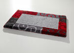 Badset in Supersoft kwaliteit GRIJS-ROOD