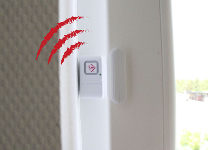 Deur-/raamalarm in een set van 2 