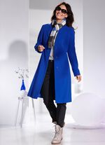 Jas met elegant verborgen knoopsluiting 