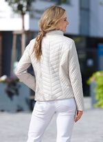 Jas met ritszakken ZAND