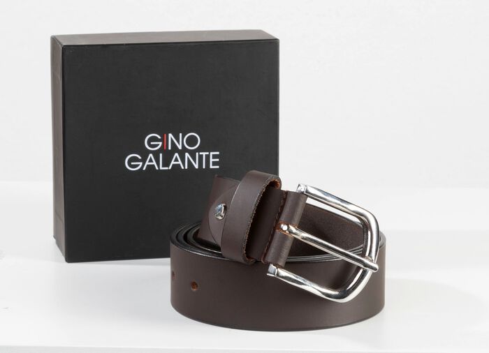 GINO GALANTE, modieuze herenriem inclusief doosje, 3,5 cm breed 