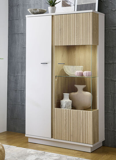 Grote vitrine met LED-verlichting 