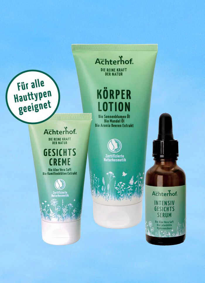 Hoogwaardige natuurlijke cosmetica-verzorgingsset, 3-delig 