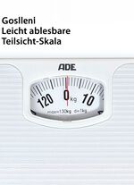 Mechanische personenweegschaal in nostalgisch design 