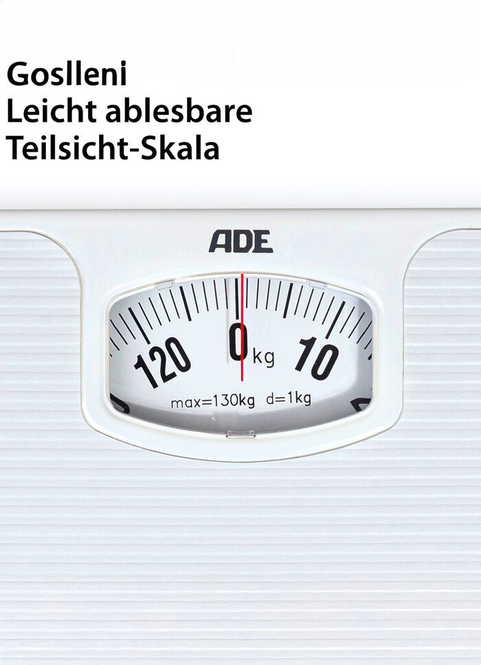 Mechanische personenweegschaal in nostalgisch design 