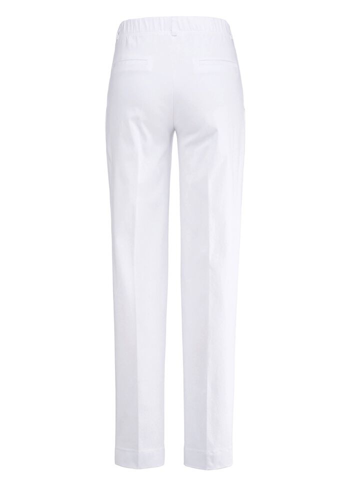 Broek met sierstiksels 