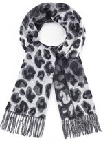 Sjaal met roofdierdessin 