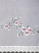 Korte gordijnbloembloesems met lussen 