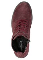 Waldl&auml;ufer, comfortabele dames enkellaarsjes, winterschoenen, breedte H, met uitneembaar voetbed BORDEAUX