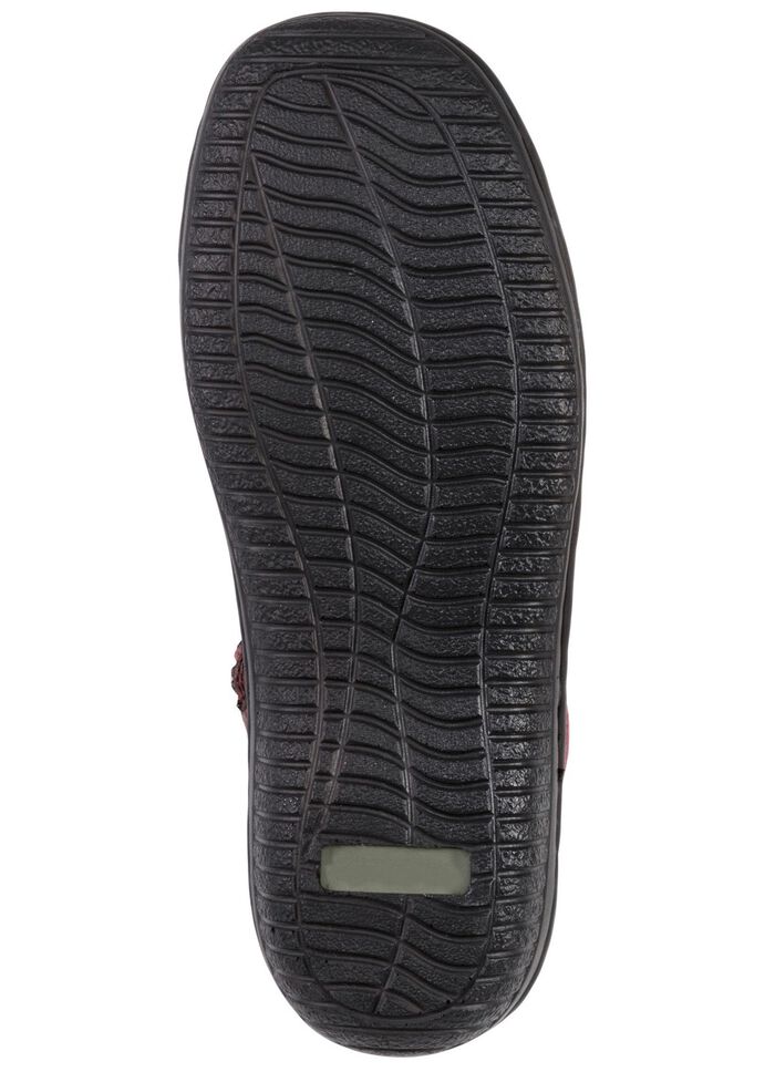 ELENA EDEN laarsje met gekreukelde structuur BORDEAUXROOD