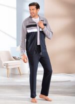 Loungewear met strependesign 