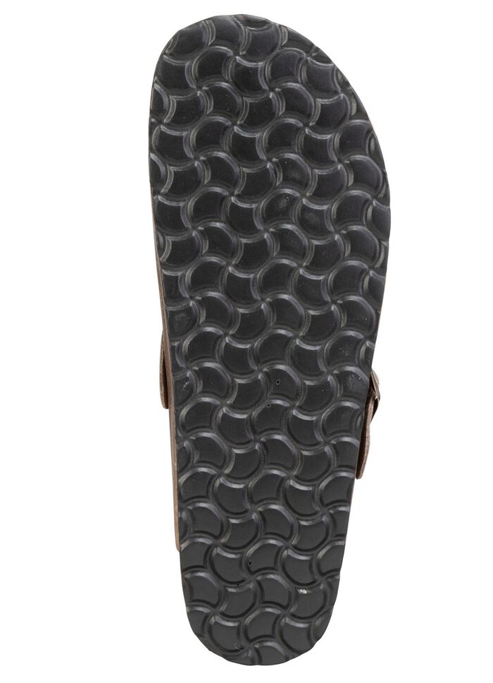 GINO GALANTE klomp van geschaduwd, generfd rundleer 