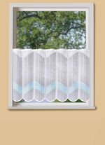 Handgekleurd kort gordijn 