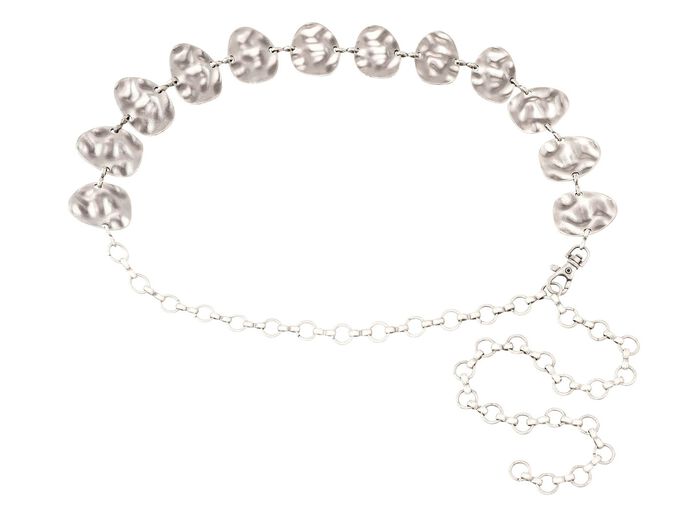 Trendy dameskettingriem met drukknoop 