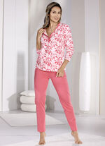 Twee-pack pyjama's met knoopjes aan de voorkant 