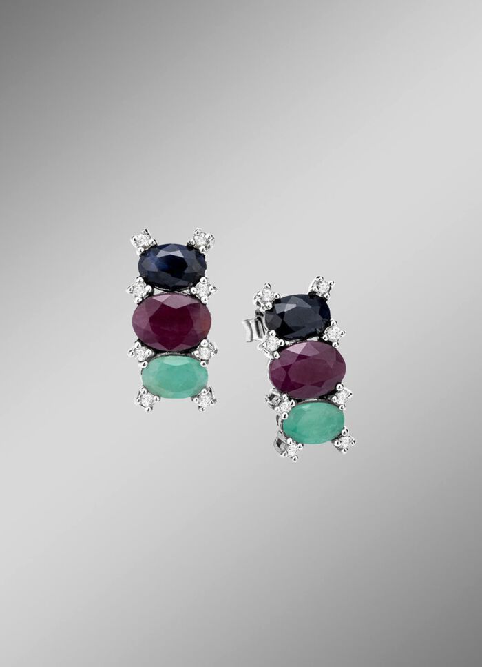 Sprankelende elegantie: oorknopjes met echte edelstenen 