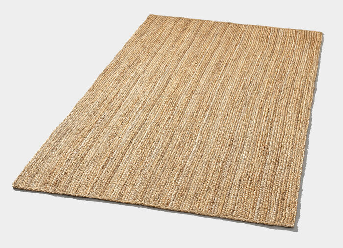 Handgeweven tapijten van 100% jute BEIGE