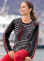 Trui met asymmetrisch patroon 