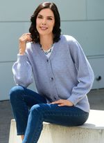 Vest met een zachte, donzige touch 