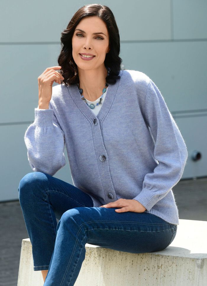 Vest met een zachte, donzige touch 