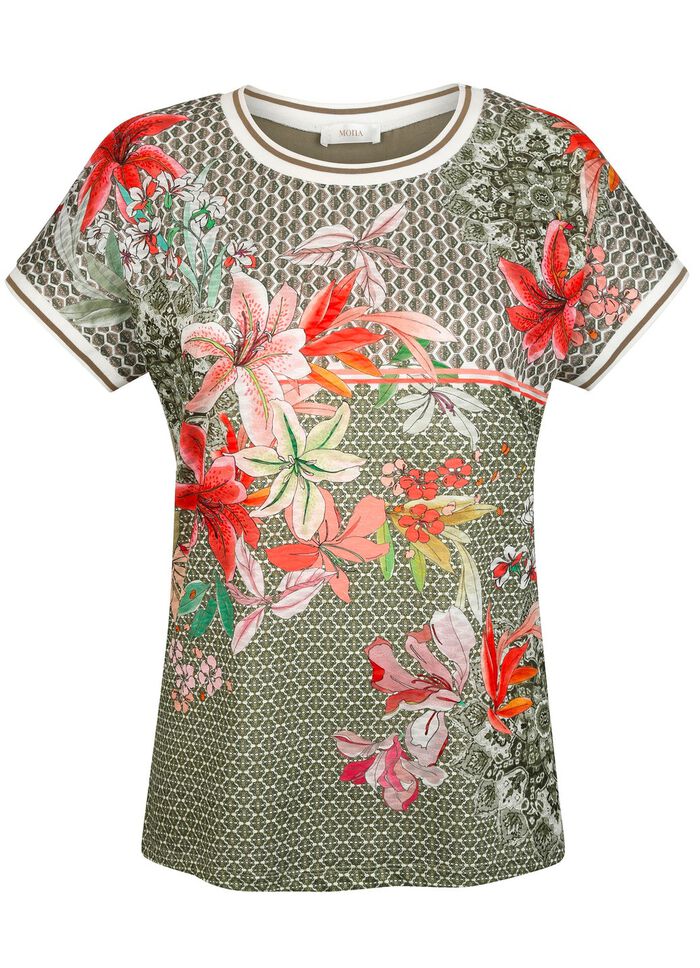 Shirt met alloverdessin 