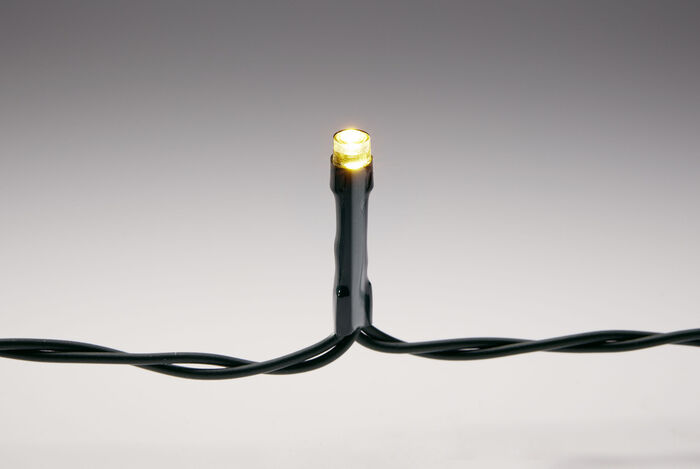 Kerstverlichting op zonne-energie, 200 LED's, koud wit 